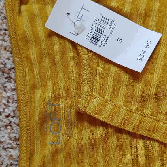 Mustard Striped Top - Picture 2 of 4